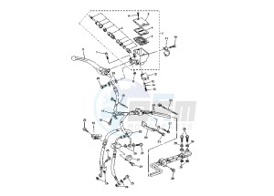 FZ6 FAZER 600 drawing FRONT MASTER CYLINDER