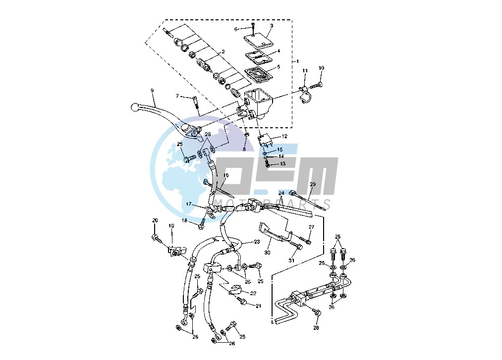 FRONT MASTER CYLINDER