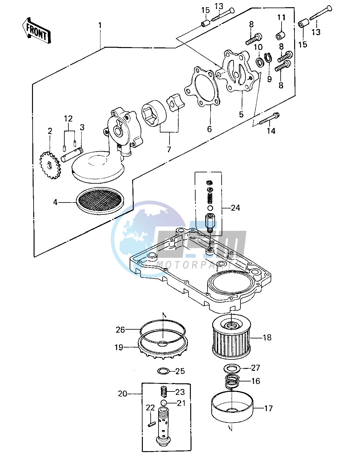 OIL PUMP_OIL FILTER -- 80 KZY 50-E1- -