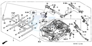 VFR8009 Ireland - (EK / MME) drawing THROTTLE BODY (ASSY.)