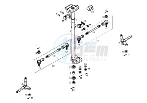 DFW QUAD - 50 cc drawing STEERING