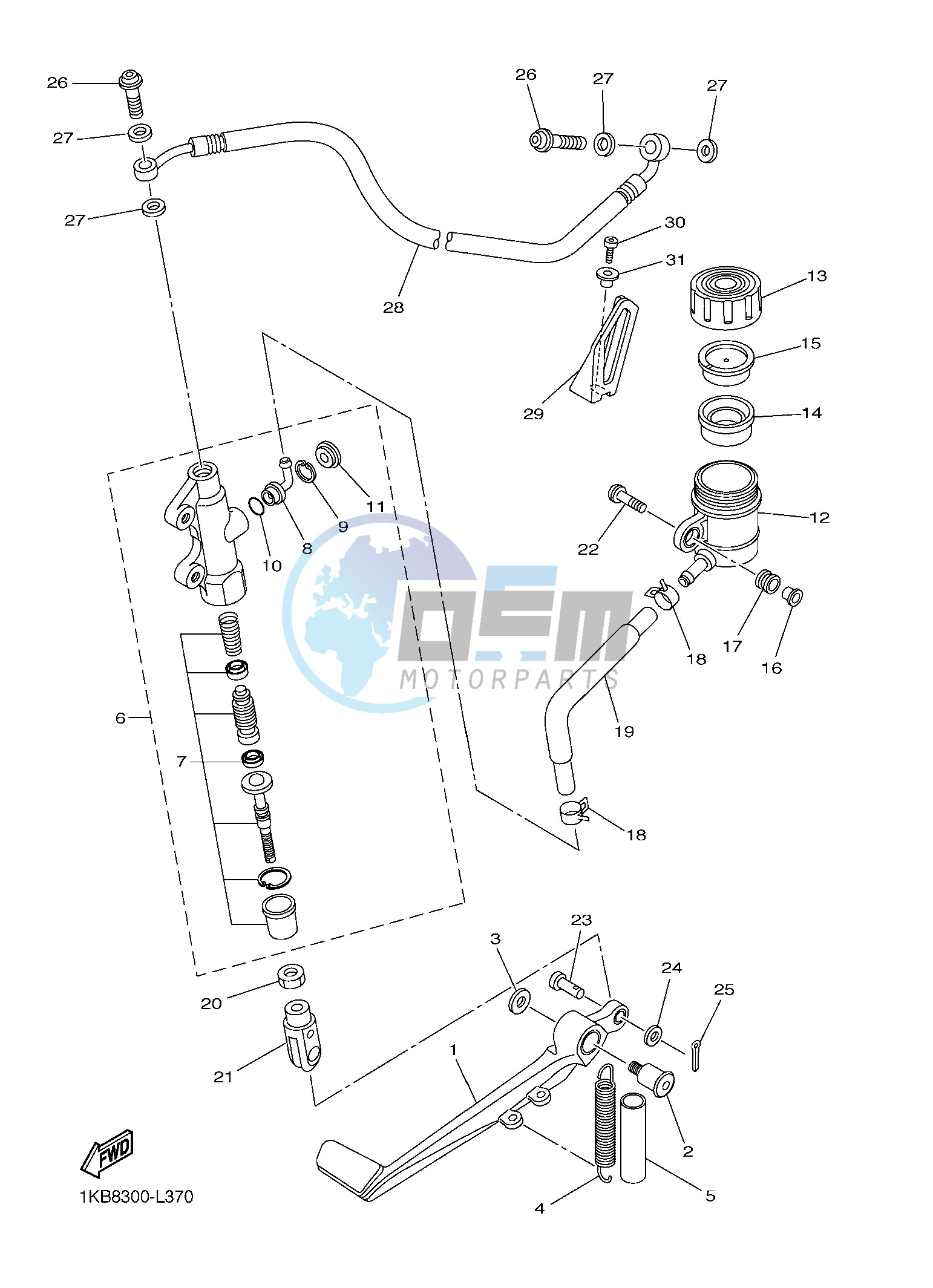 REAR MASTER CYLINDER