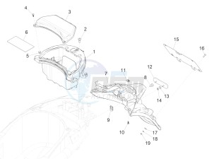 LIBERTY IGET 50 4T 3V NO ABS (NAFTA) drawing Rear cover - Splash guard