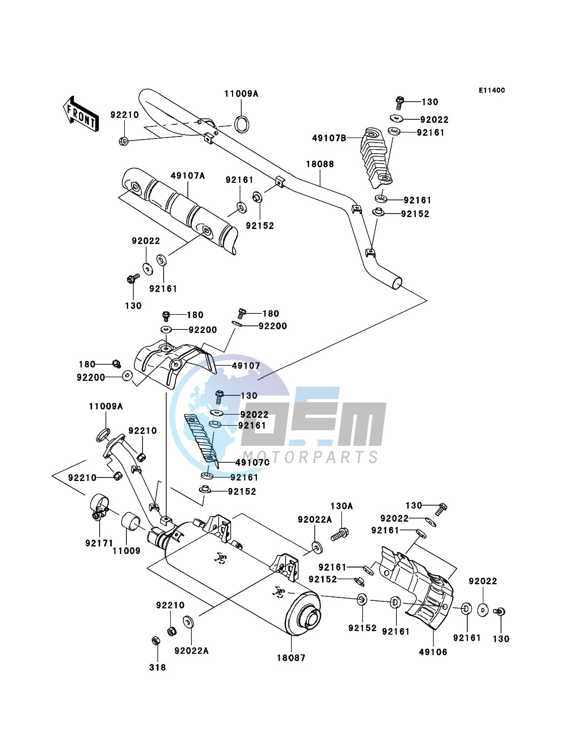 Muffler(s)(JKAVF750AAB601907-)