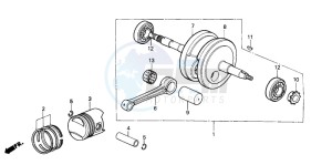 C90M drawing CRANKSHAFT/PISTON