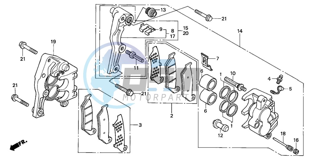 FRONT BRAKE CALIPER