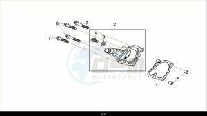 HD 300 (LS30W2Z1-EU) (M2) drawing WATERPUMPCOVER / HD300 (LS30W2Z1-EU) (M2)