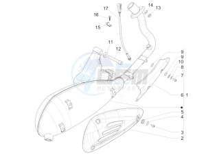 946 150 4T 3V ABS ARMANI (NAFTA) drawing Silencer