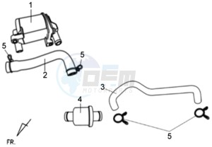 ORBIT 50 2T NAKED drawing A.I.A.C/A.I.C.V ASSY