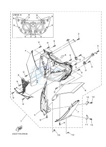 MT-09 TRACER MT09TRA TRACER 900 (2SCC 2SCD) drawing HEADLIGHT