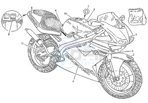 MITO EVOL.125 drawing LABEL COLOR “D”