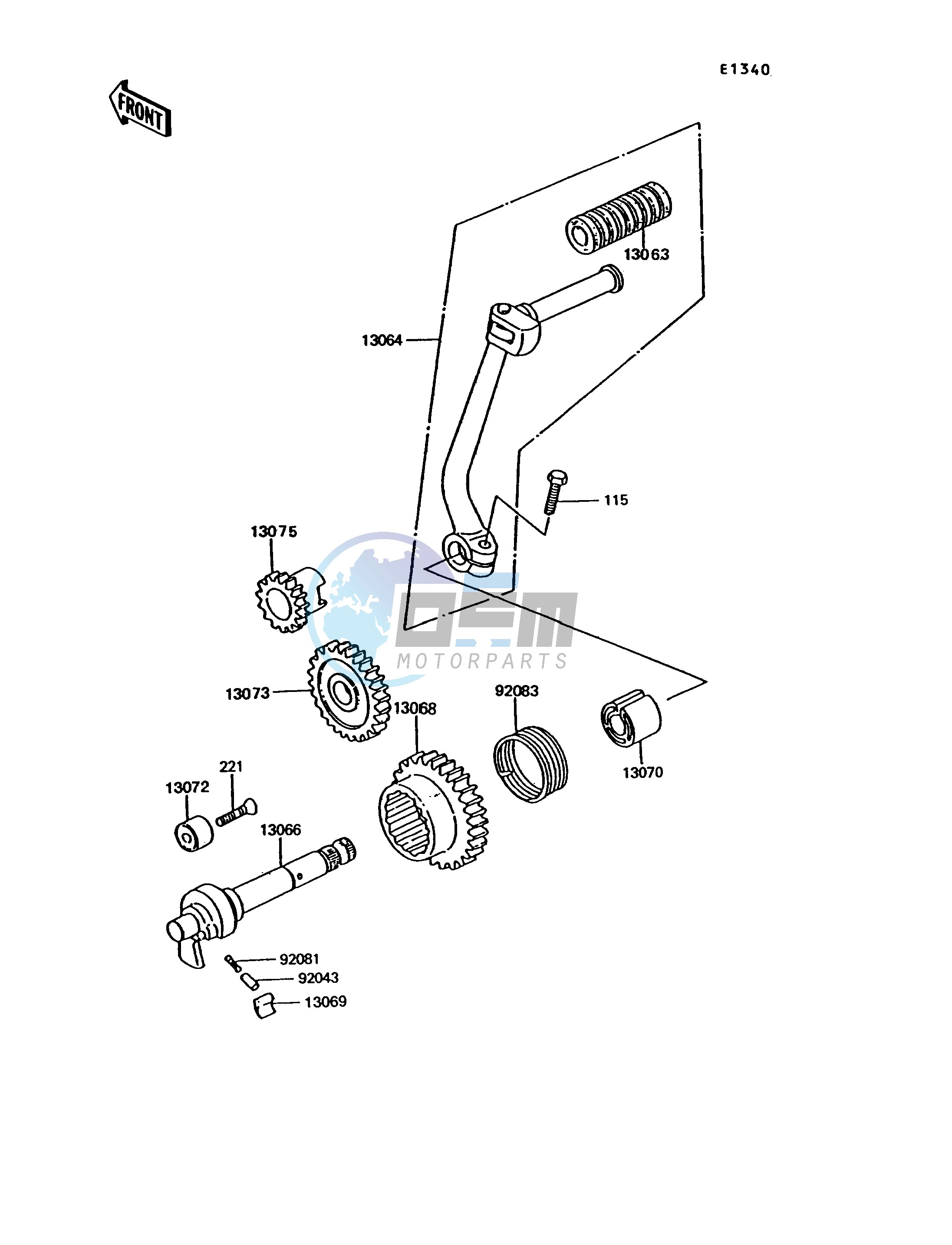 KICKSTARTER MECHANISM