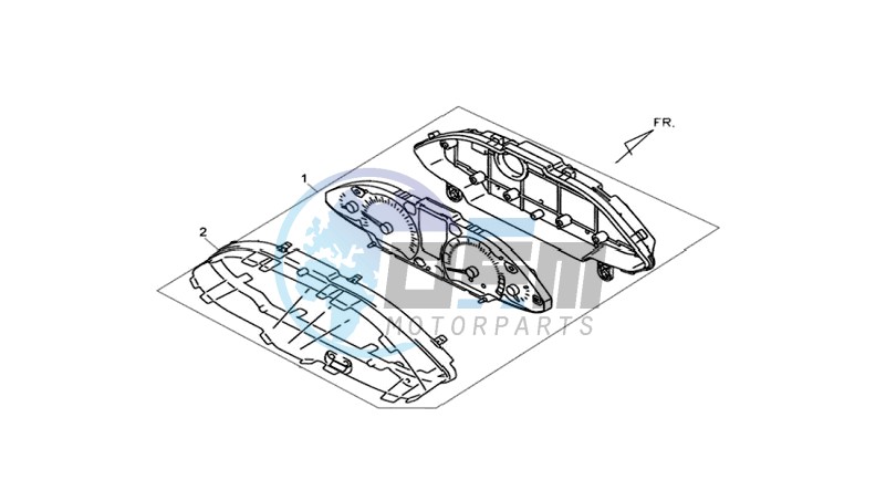 DASHBOARD / SPEEDOMETER CABLE / WIRING HARNASS