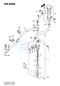 GSX-R750 EU drawing REAR MASTER CYLINDER