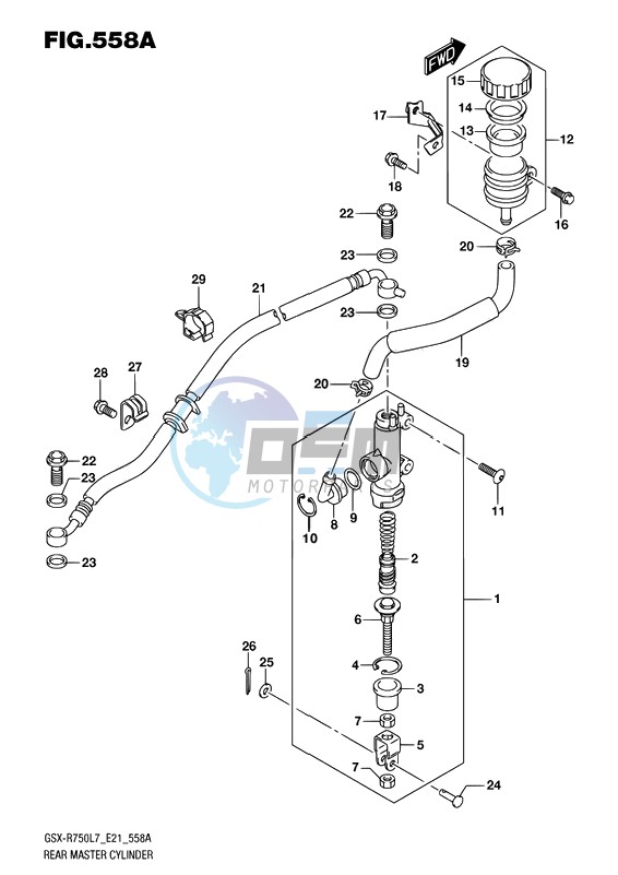 REAR MASTER CYLINDER