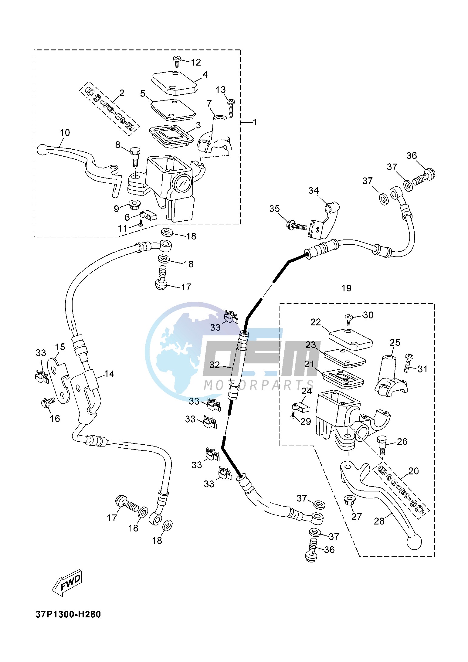 FRONT MASTER CYLINDER