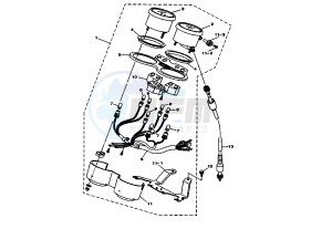 YBR 125 drawing METER