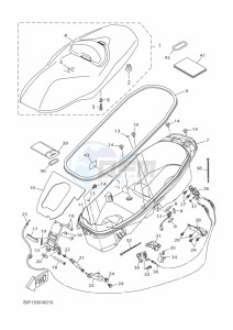 CZD300-A XMAX 300 (BGS2) drawing SEAT