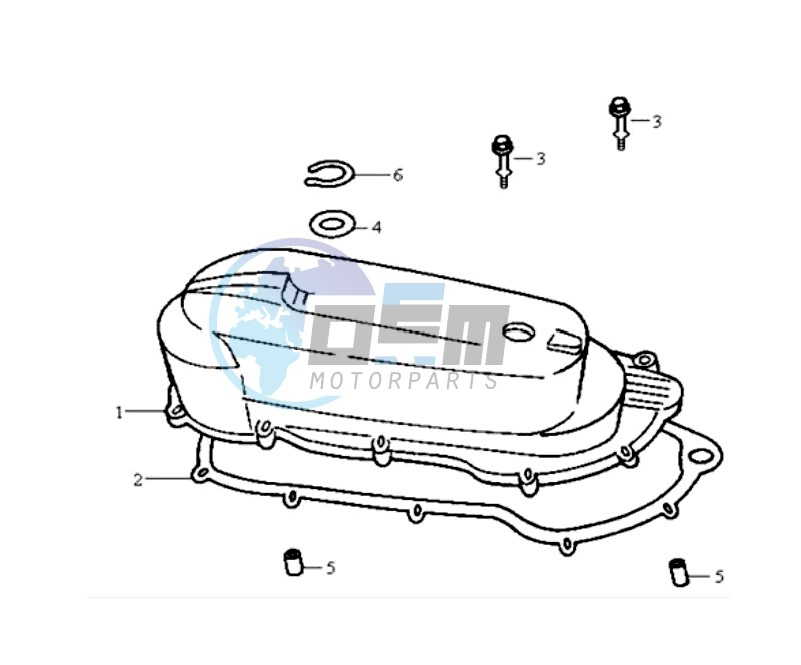 CRANKCASE COVER LEFT