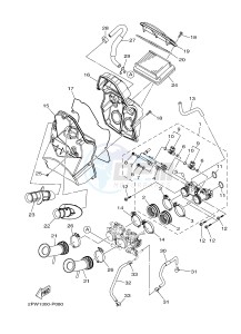 XP500A T-MAX 530 (2PWR) drawing INTAKE