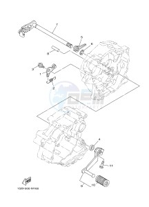 XTZ125E (1SBB) drawing SHIFT SHAFT