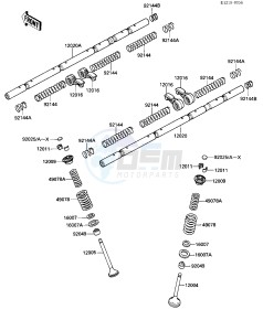 ZX 1000 B [NINJA ZX-10] (B1-B2) [NINJA ZX-10] drawing VALVE-- S- -