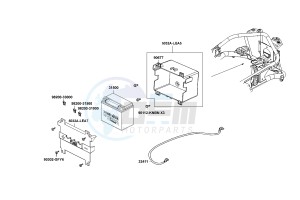 DOWNTOWN 125 I Italy drawing Battery