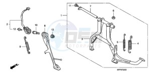 CB1300A9 UK - (E / ABS MKH MME TWO) drawing STAND