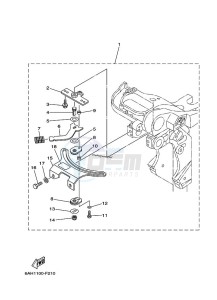 F15CESH-2007 drawing TILLER-HANDLE