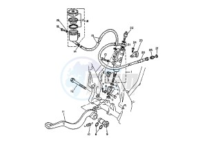 TT S 600 drawing REAR MASTER CYLINDER