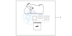 CBR1000RA9 Korea - (KO / ABS HRC) drawing INDOOR CYCLE COVER