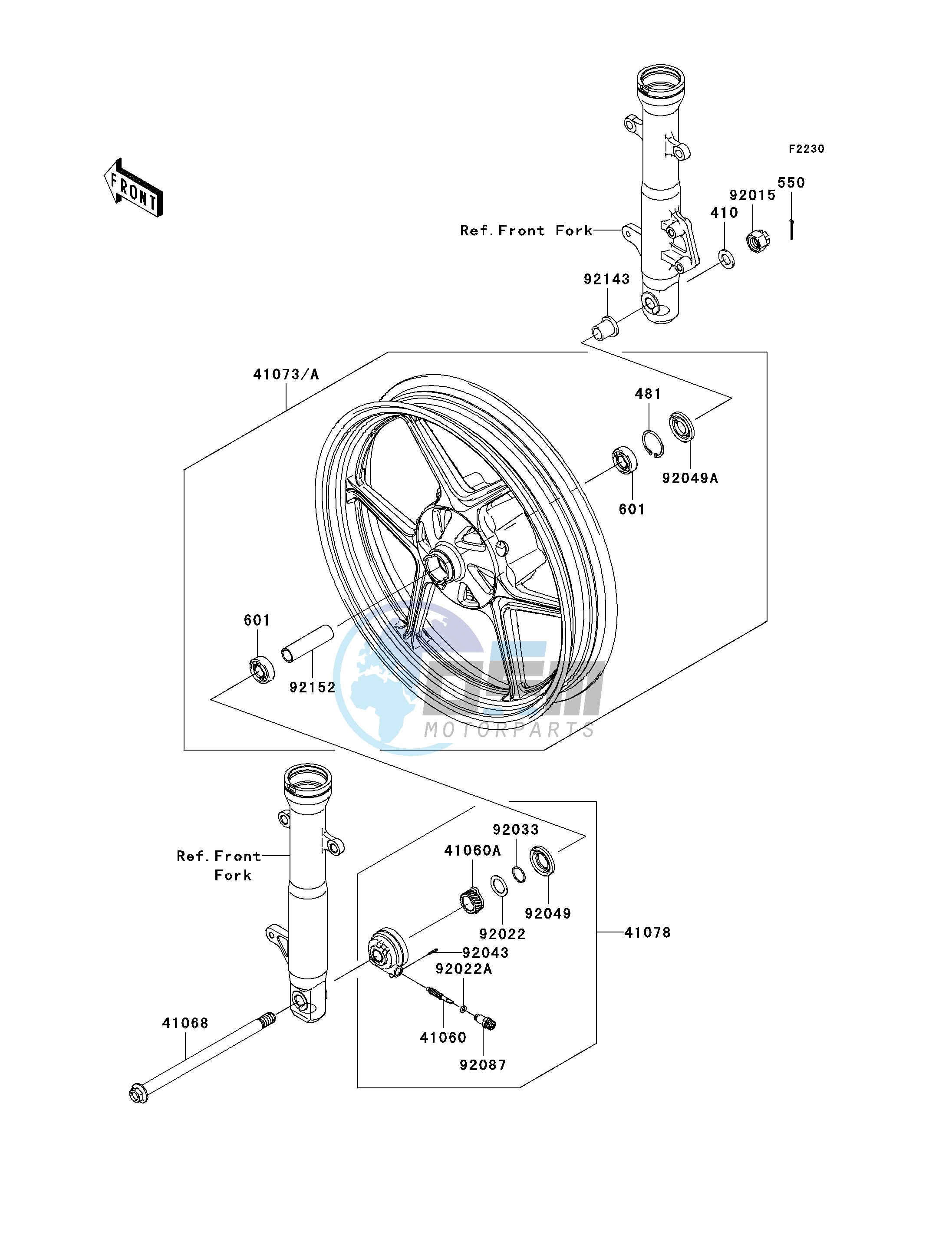 FRONT WHEEL