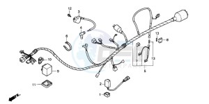 CRM50R drawing WIRE HARNESS/ IGNITION COIL