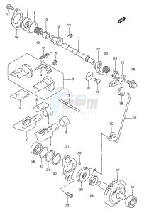 RMX250 (E28) drawing EXHAUST VALVE