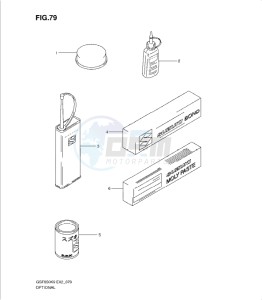 GSF650/S drawing OPTIONAL