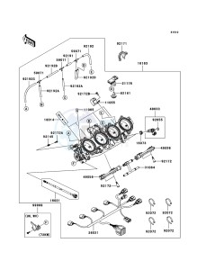 NINJA ZX-10R ZX1000E9F FR GB XX (EU ME A(FRICA) drawing Throttle