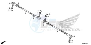 TRX420FM1E TRX420 Europe Direct - (ED) drawing TIE ROD