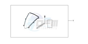 CBR600RR9 Korea - (KO) drawing WINDSCREEN