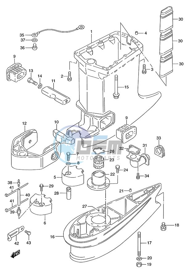 Drive Shaft Housing