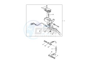 YQ AEROX R 50 drawing REAR MASTER CYLINDER