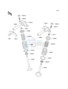 KLF 300 C [BAYOU 300 4X4] (C5-C9) [BAYOU 300 4X4] drawing VALVE-- S- -