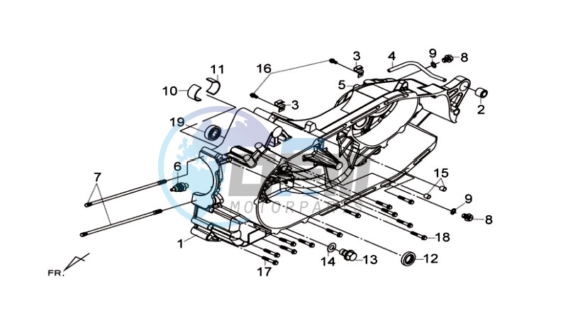 CRANKCASE LEFT