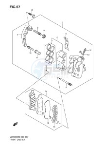 VLR1800 (E2) drawing FRONT CALIPER