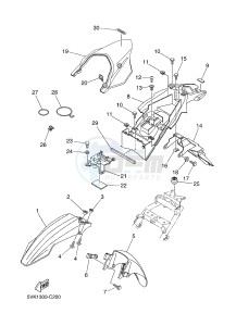 XT660R (5VKL 5VKL 5VKL 5VKL) drawing FENDER