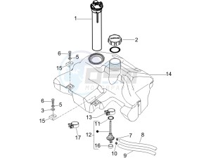 LX 50 2T D drawing Fuel Tank