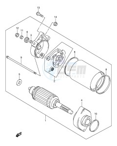 TL1000S (E2) drawing STARTING MOTOR