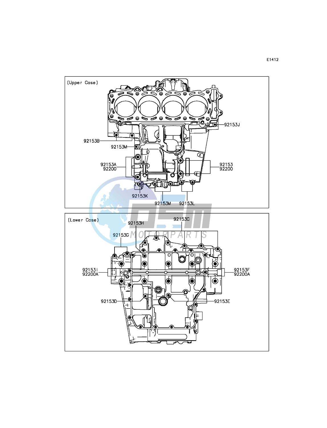 Crankcase Bolt Pattern