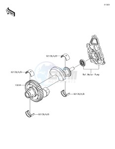 VERSYS 650 ABS KLE650FHF XX (EU ME A(FRICA) drawing Balancer