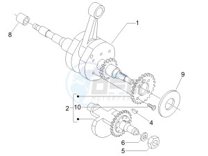 MP3 400 ie drawing Crankshaft