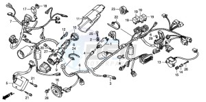 FES150 125 S-WING drawing WIRE HARNESS (FES1253-5)(FES1503-5)